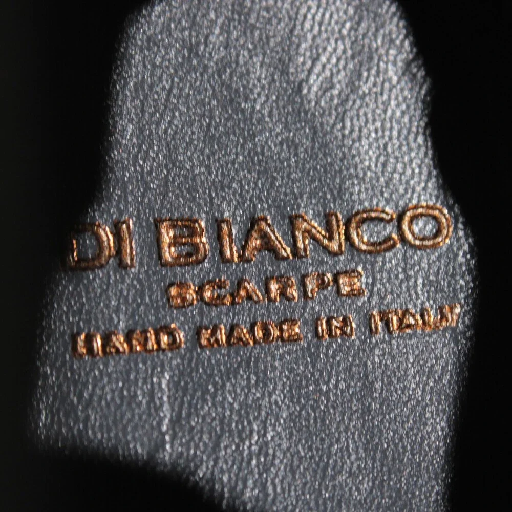 Di Bianco NWD Chelsea Boots Size 9 US in Dark Gray Leather Made in Italy